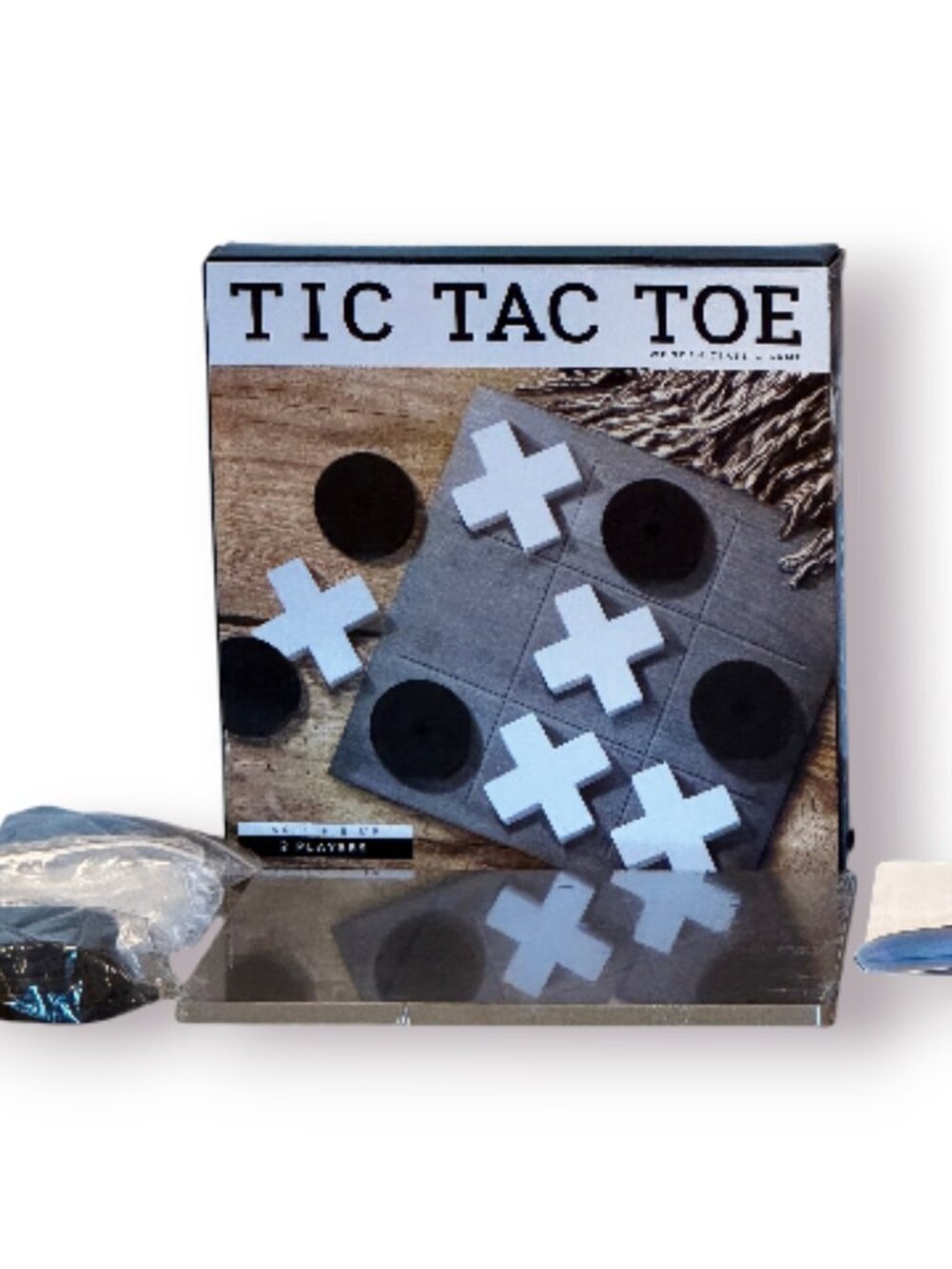 Anker Play Wooden Classic Tic Tac Toe Board Game NIB